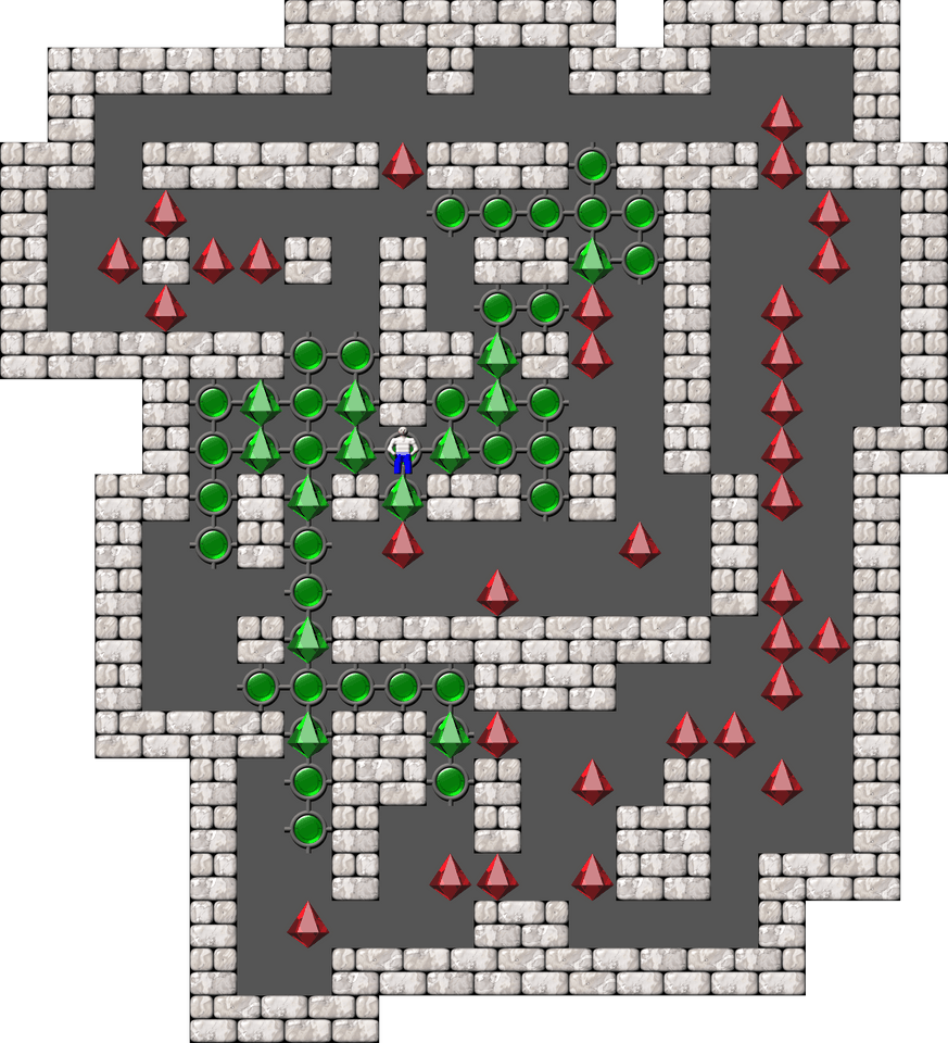 Sokoban Mass Remodel level 2031